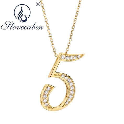 necklace with number 5